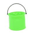 thumbnail image 3 of Cubo para lavar pinceles, plegable, bolsa de almacenamiento, contenedor para clases de pintura, viajes, senderismo y jardinería para principiantes. Verde, 3 of 8