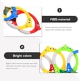 thumbnail image 3 of KAKOWELY 4pcs Pool Diving Rings Outdoor Diving Pool Training Rings Pool Diving Rings for Diving,8.07"X5.71"X0.79", 3 of 4