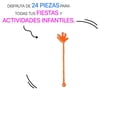 thumbnail image 4 of Manitas Pegajosas Amazaque Juguetes Divertidos Elásticas y Viscosas se Pegan en Superficies verde Unitalla Kit con 24 piezas, 4 of 5