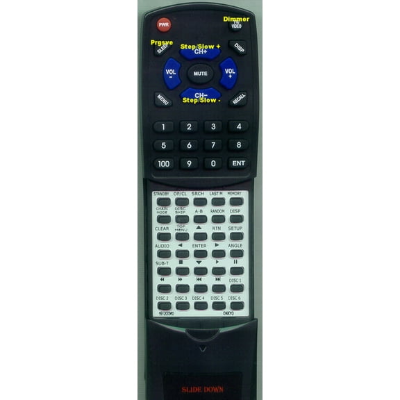 Replacement Remote for INTEGRA 8912-0037-0, 891200370, RT891200360, RC543DV, DVCP802, DPC 7.4, DPC7.4, DPC74