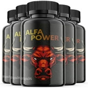 (5 Pack) Alfa Power - Dietary Supplement - 300 Capsules