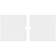 thumbnail image 4 of 30"W x 15"H x 2"ID x 10 1/2"C x 1"P Rectangle Architectural Grade PVC Contemporary Ceiling Medallion, Two Piece, 4 of 11