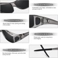 thumbnail image 3 of Gafas de Sol Polarizadas UV400 para Usar Sobre Lentes MEETSUN, 3 of 6