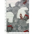 thumbnail image 2 of Stylish Fabric Cozy Polar Bear Design 100% Cotton Quilting Fabric for DIY Projects by 15 Yards (Grey, White, Red, Maroon), 2 of 2