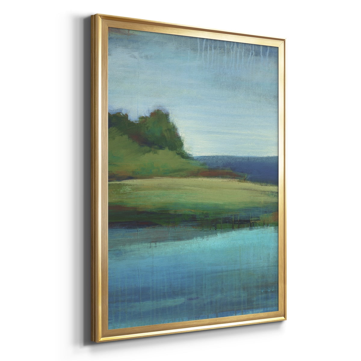 Silent Lakeside I Premium Framed Print - Ready to Hang
