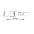 thumbnail image 2 of Electric Bicycle Extension Cable 3 Pin Male To Female Waterproof Cable Ebike Extension Cable Connec, 2 of 5