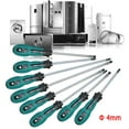 thumbnail image 4 of Tournevis à Main Multi-Usage Poignée Isolée PP Tournevis Droits Accessoires Résistants à l'Usure Outils d'Entretien à Domicile Tête Droite 125mm, 4 of 6