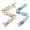 Blue Rose+Pink & Yellow Rose, variant on Weighted Door Draft Stopper, 2 Pack 32 Inch Under Door Blocker, Bottom of Door Window Air Noise Light Gap Filler, Saving Energy Cartoon Print Canvas Cotton 2.2Lb