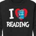 thumbnail image 3 of Dr. Seuss - I Love Reading - Toddler And Youth Crewneck Fleece Sweatshirt, 3 of 6