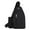 Black, variant on NOKIO Crossbody Sling Backpack For Sports Recreational Sports Backpack Small Sling Bag With Water Bottle Holder For Woman And Man Fashionable Travel Backpack