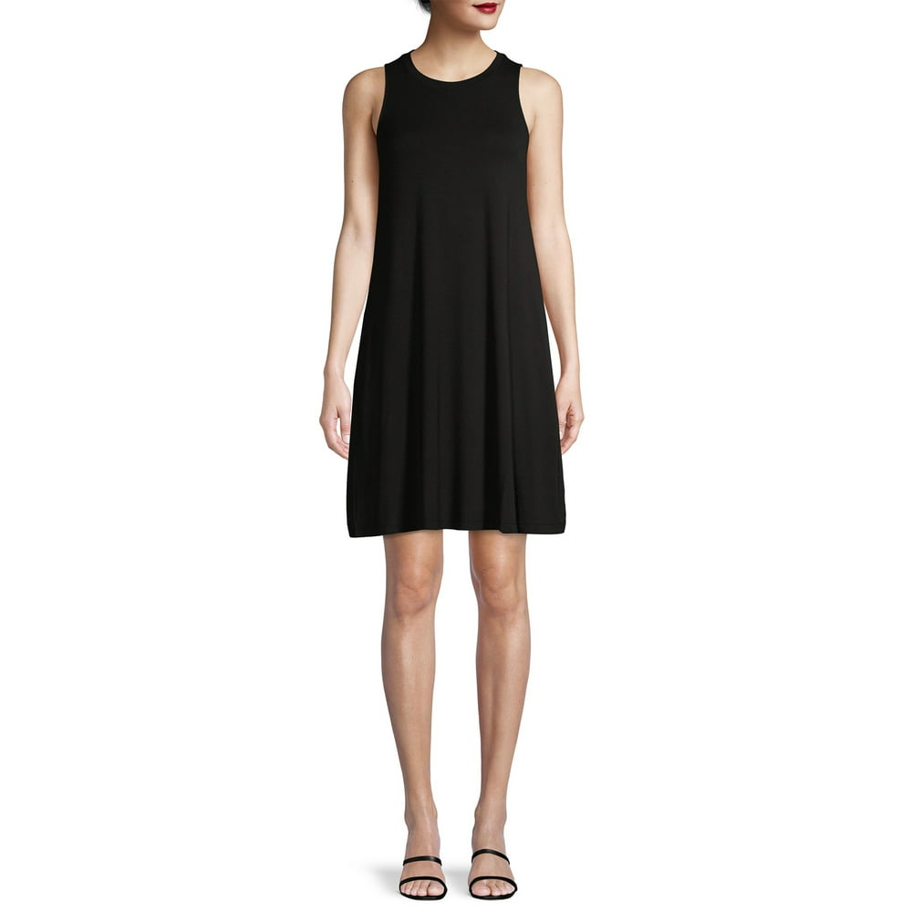 Time and Tru - Time and Tru Women's Sleeveless Knit Dress - Walmart.com ...