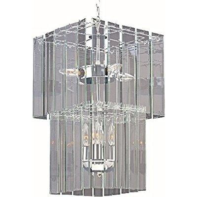 Park Madison Lighting Pmc 6904 15 7 Light Clear Beveled Gl Square Park Madison Lighting Pmc 6904 15 7 Light Clear Beveled Gl Square Chandelier