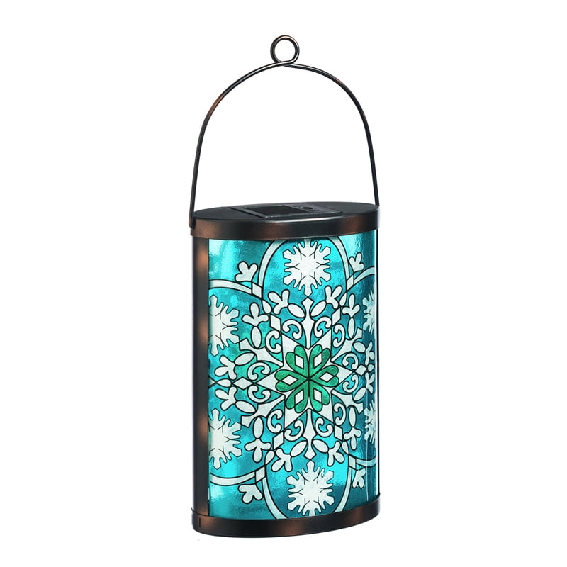 snowflake solar lantern