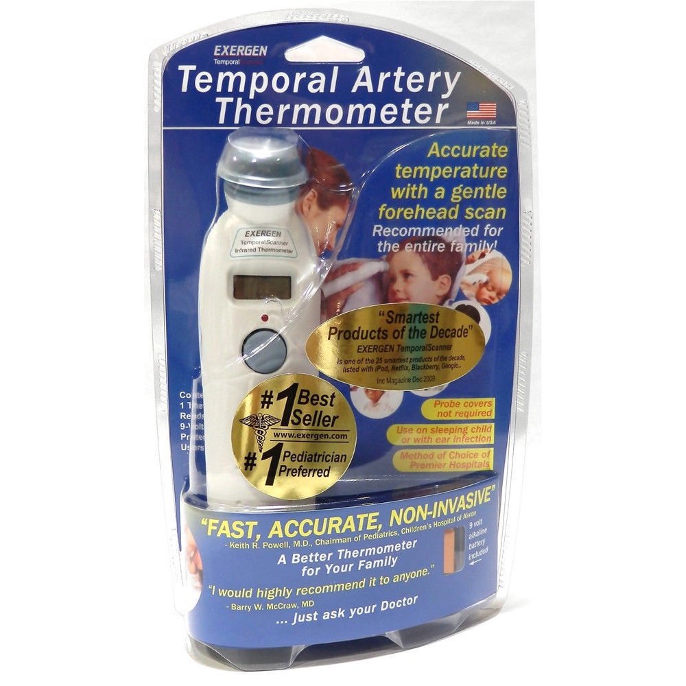 Exergen Temporal Scan Forehead Artery Baby Thermometer Tat2000c