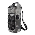 thumbnail image 2 of S SERENABLE Waterproof Dry Bag Multifunctional with Mesh Pocket Men Women Comfortable Floating Backpack Storage Bag for Swimming Kayaking Gray, 2 of 8