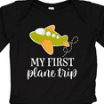 thumbnail image 4 of Inktastic My First Plane Trip Airplane Travel Boys or Girls Long Sleeve Baby Bodysuit, 4 of 5