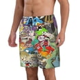 thumbnail image 2 of The Cuphead Show Mens Swim Trunks Quick Dry Board Shorts with Mesh Lining Beach Shorts Swimwear Bathing Suits, 2 of 7