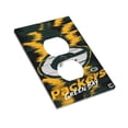 thumbnail image 3 of Panel de interruptores de pared con marco romano de cuero simple para interruptores de luces Packers Switching Panel de interruptores de luz simple, doble o con tirador, 3 of 8