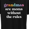 thumbnail image 3 of Instant Message - Grandmas Moms Without Rules - Women's Short Sleeve Graphic T-Shirt, 3 of 6