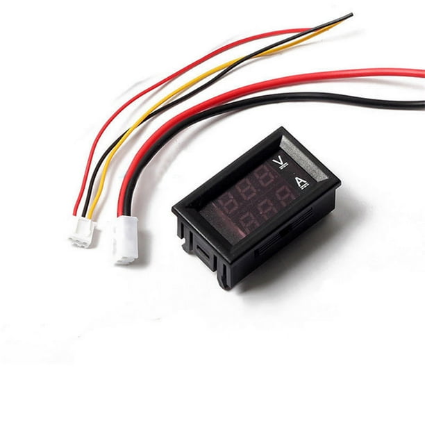 Dc 100v 10a 50a 100a Voltmeter Ammeter Led Amp Dual Digital Volt Meter Gauge Walmart Com Walmart Com