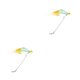 thumbnail image 2 of Soidarity 10 piezas de señuelos de pesca falsos, cebos artificiales vivos, atracción portátil, equipo personalizado, para exteriores, cabeza Type3 NO3 Soidarity CBP504410, 2 of 6