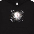 thumbnail image 3 of Inktastic Baseball Breakthrough Youth Hoodie Sweatshirt, 3 of 4