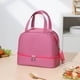 thumbnail image 3 of Bolsa de almuerzo aislante de doble capa de gran capacidad | Contenedor Bento Impermeable | Refrigerador portátil impermeable para picnic | Organizador térmico para almacenamiento de alimentos, 3 of 6