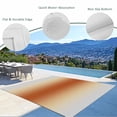 thumbnail image 3 of Burnt Orange Grey Ombre Outdoor Rug for Patio/Deck/Porch, Non-Slip Large Area Rug 4 x 6 Ft, Farmhouse Gradient Minimalist Indoor Outdoor Rugs Washable Area Rugs, Reversible Camping Rug Carpet Runner, 3 of 8