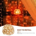 thumbnail image 4 of CRAFTHROU 4Pcs Woven Pendant Lamp Shade Light Brown Dust Protection Hotel Decoration, 4 of 5