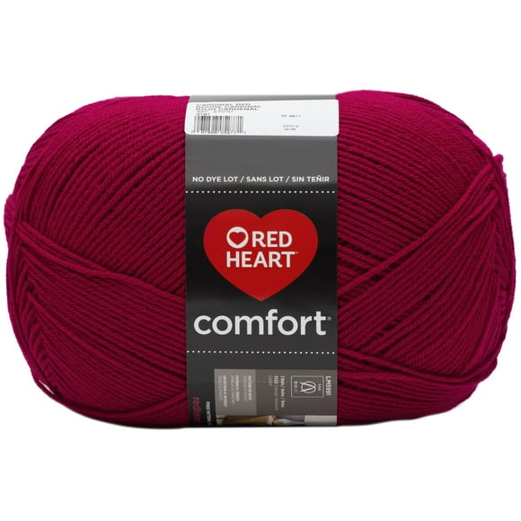 Red Heart® Comfort® Yarn, Solid, Acrylic #4 Medium, 16oz/454g, 867 Yards