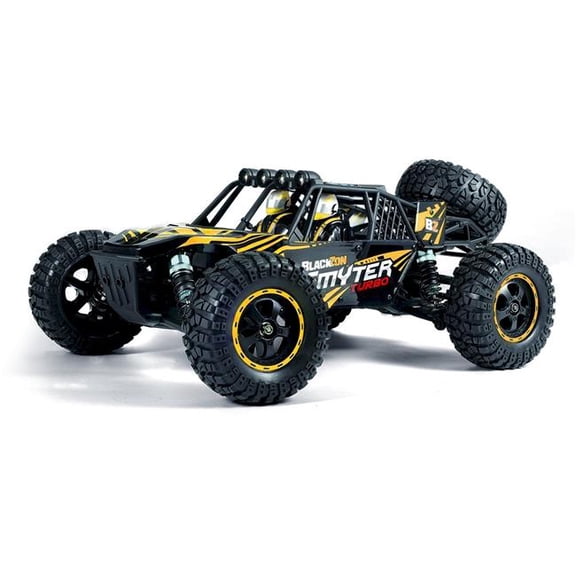 BlackZon BZN540257 Smyter DB Turbo 1- 12 Scale 4WD RTR 3S Brushless Desert Model Buggy, Yellow