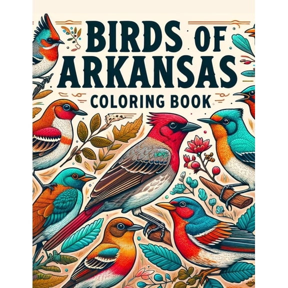 Birds of Arkansas Coloring Book, (Paperback)