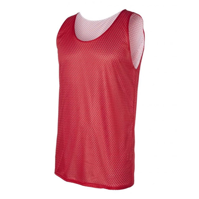 Badger - Tanque reversible de Mesh Pro - Rojo / Blanco - Pequeño Badger Camiseta sin mangas