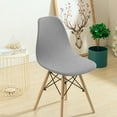 thumbnail image 1 of Funda para asiento de silla Macarena Sin brazos Gris claro, 1 of 8