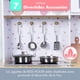 thumbnail image 3 of Cocina de Juguete de Madera Kids House para Niñas con Detalles Dorados, 3 of 7