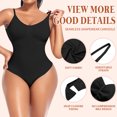 thumbnail image 3 of Slimming Shapewear Bodysuit for Women Tummy Control Sculpting Body Shaper Thong Bodysuit Shaping Tank Tops, 3 of 5