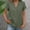 Tops-140Green, variant on Gamivast Linen Shirts for Women Split V Neck Short Sleeve Loose Fit Linen Tops Button Front Blouses Short Sleeve Casual Summer Tops Vacation Daily Wear outfits