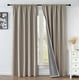 thumbnail image 3 of Juego de cortinas opacas IGEMAEVE, 213 cm de longitud, 2 paneles, lino, 3 of 8