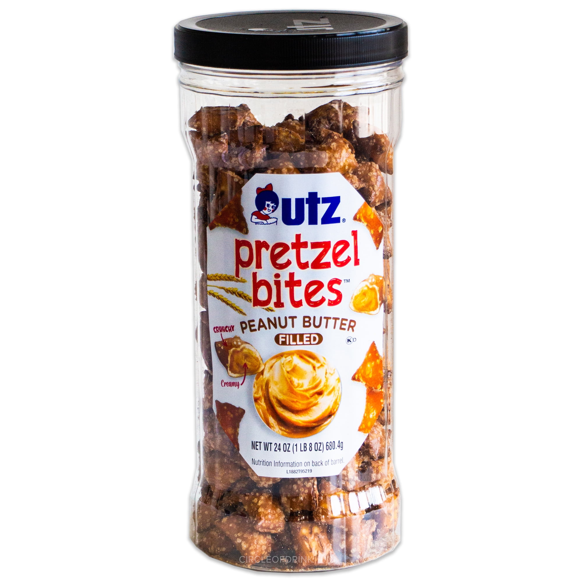 Utz Peanut Butter Filled Pretzel Bites Genuine Peanut Butter Filled