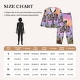 thumbnail image 3 of KLL Sky Sunflower Skull Print Women's Long Sleeve Pajamas with Pants Sleepwear Loungewear 2 Set-X-Large, 3 of 7