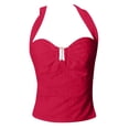 thumbnail image 4 of A Fashionable And Sexy Backless Navel Lace Up Solid Color Top For Ladies, 4 of 6