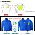 thumbnail image 3 of YOWESHOP Long Sleeve Shirts Windbreaker Customize Your Logo Workwear Jackets for Outdoor Team Work Uniform Unisex, 3 of 7