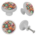 thumbnail image 7 of Beach Sea Starfish Crystal Glass Drawer Knob Pull Ergonomic 30mm Circle Glowing Furniture Cabinet Handle for Kitchen Dresser Cupboard Wardrobe, 7 of 7