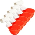 Gong 5 Sets Automatic Chicken Waterer Cups Chicken Water Feeder Poultry