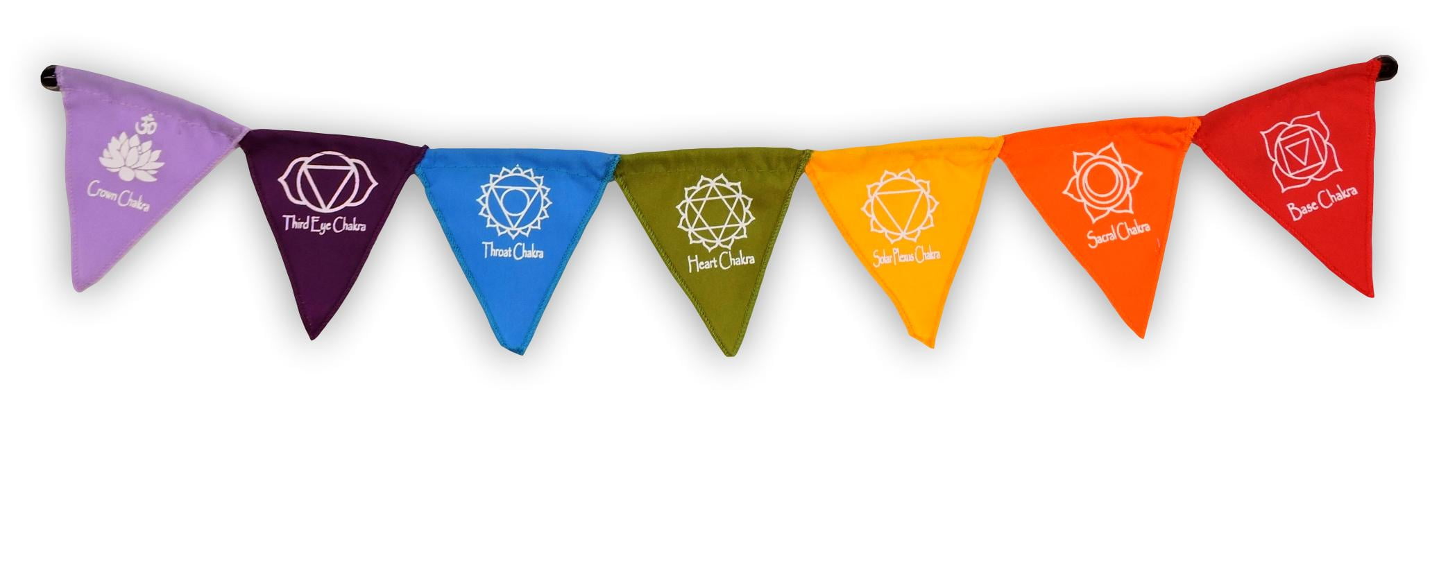 small triangle flags