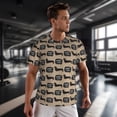thumbnail image 3 of Wukai Dachshund Dog Woof Print Men's Short-Sleeved Mesh T-Shirt,Quick-Dry Short Sleeve Workout T-Shirt-XX-Large, 3 of 8