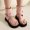 Pink, variant on Thick Soled Retro Sponge Bottom Sandals With Toe Covers For Women's Summer Round Toe Midsole Cool Boots