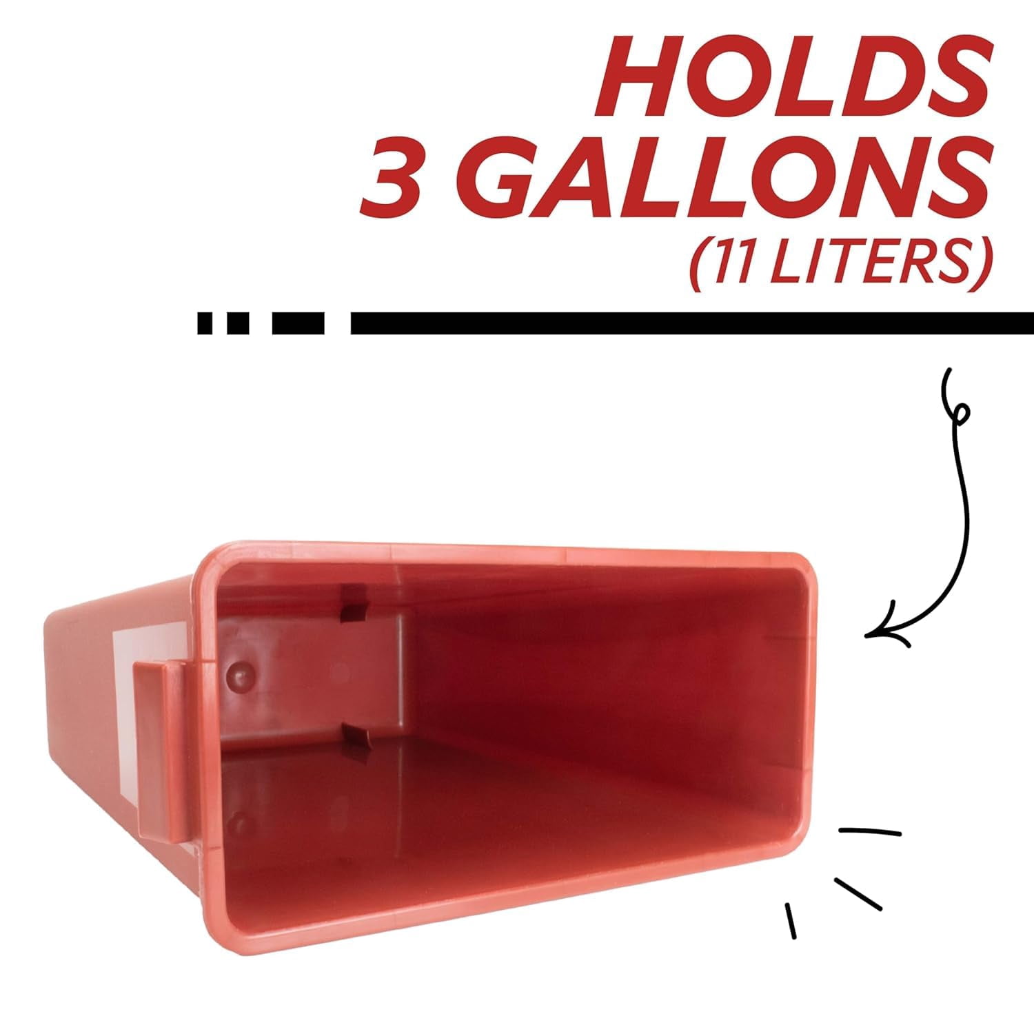 Sharps Container for Home Use & Professional, 3 Gallon (10-Pack) with Locking Lid, Biohazard Needle and Syringe Disposal, Professional Medical Grade