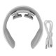 thumbnail image 1 of Masajeador de cuello de pulso eléctrico 4 cabezales compresa caliente 6 modos 20 engranajes máquina de masaje muscular de cuello, 1 of 14
