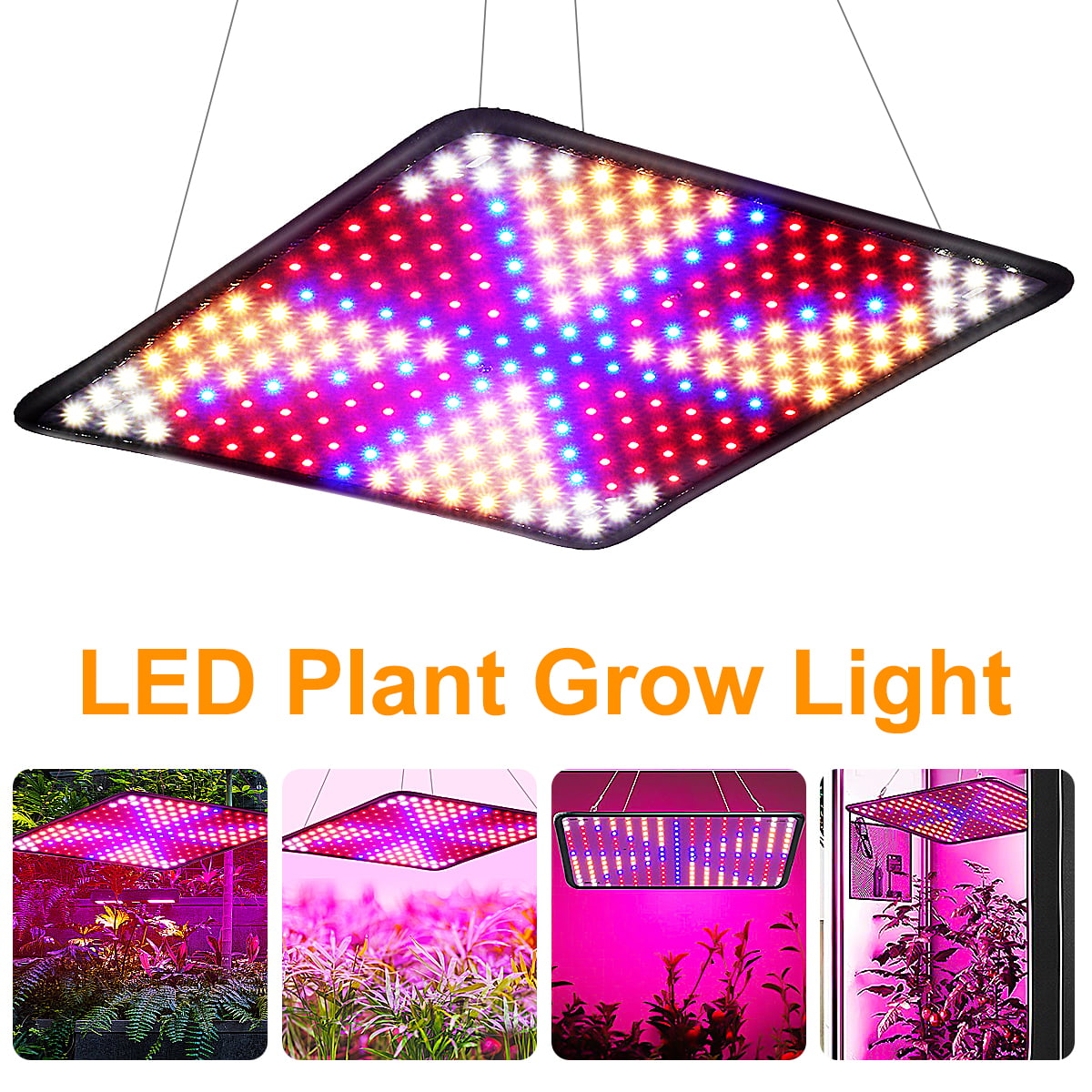 Details about   40"x40"x64" Grow Tent Room 6000W LED Grow Light Full Spectrum Indoor Plants